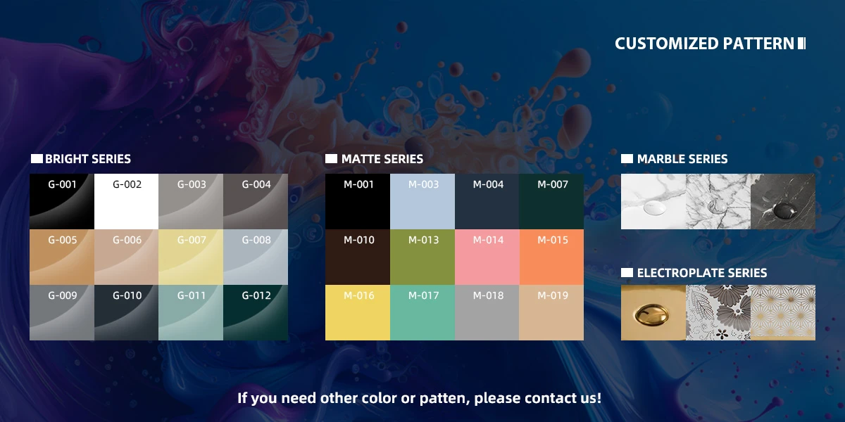 basin Customized colors